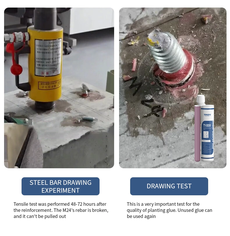 Hochfester, Wetterfester, Nicht Krackender, Schnell Härtender Chemischer Epoxidanker Klebstoff