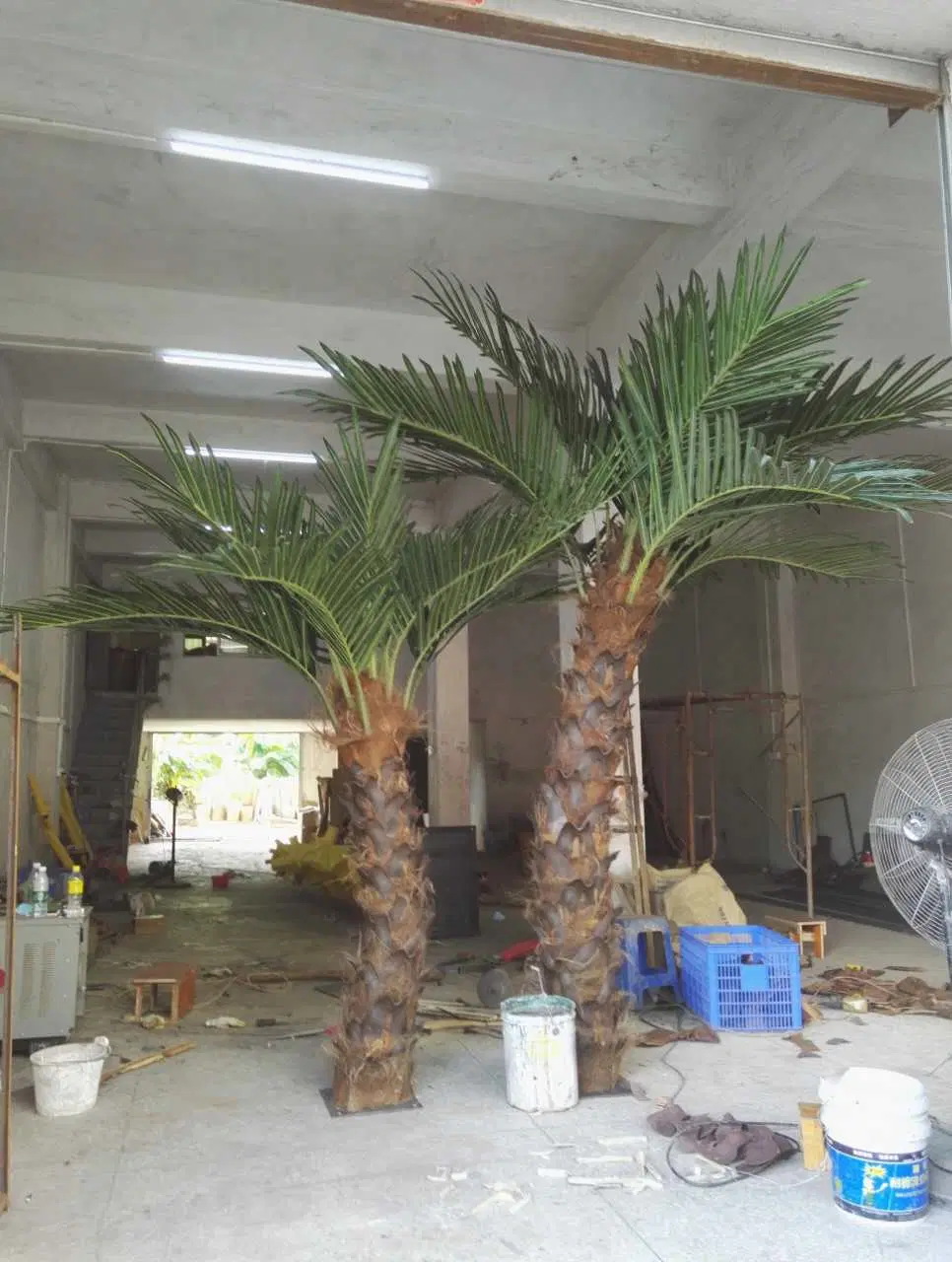 Factory Wholesale/Supplier Artificial Washington Palm Tree for Indoor Outdoor Decoration