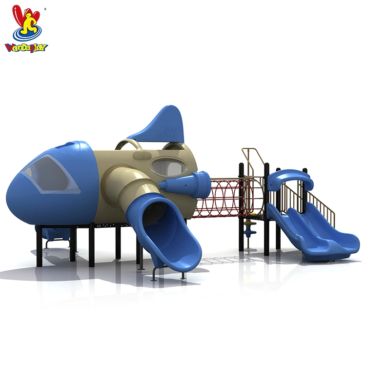 Aire de jeux pour avions Jouet Parc aquatique Jouer à des jeux d'intérieur Toboggan en plastique Jouet avion pour enfants Autres produits de parc d'attractions Équipement de terrain de jeu pour enfants en plein air.