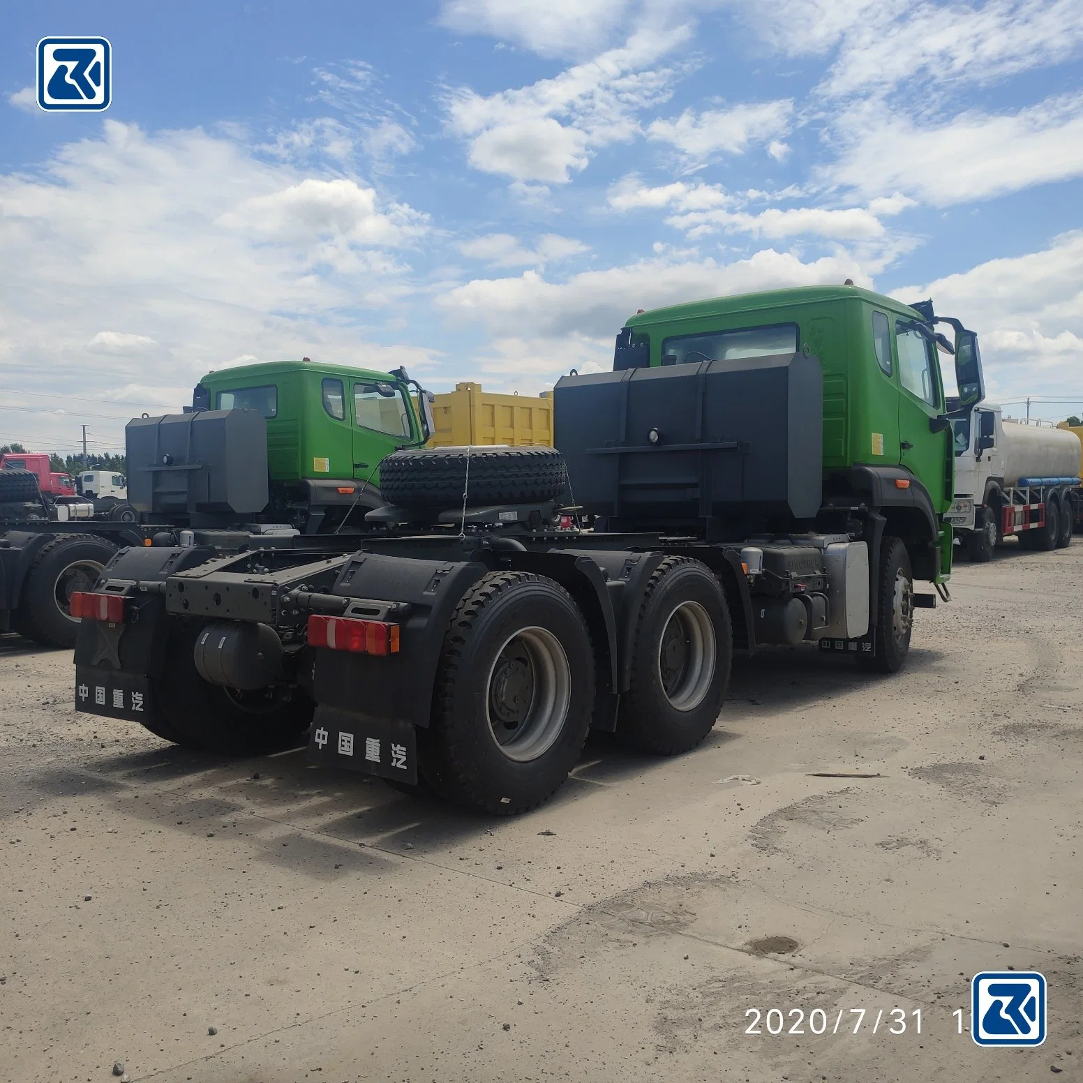 Fournisseur/Fabricant chinois de tracteurs lourds d'occasion HOWO/Hohan/Sinotruk à 10 roues, moteur diesel de 371/375 chevaux pour tête de tracteur/remorques.