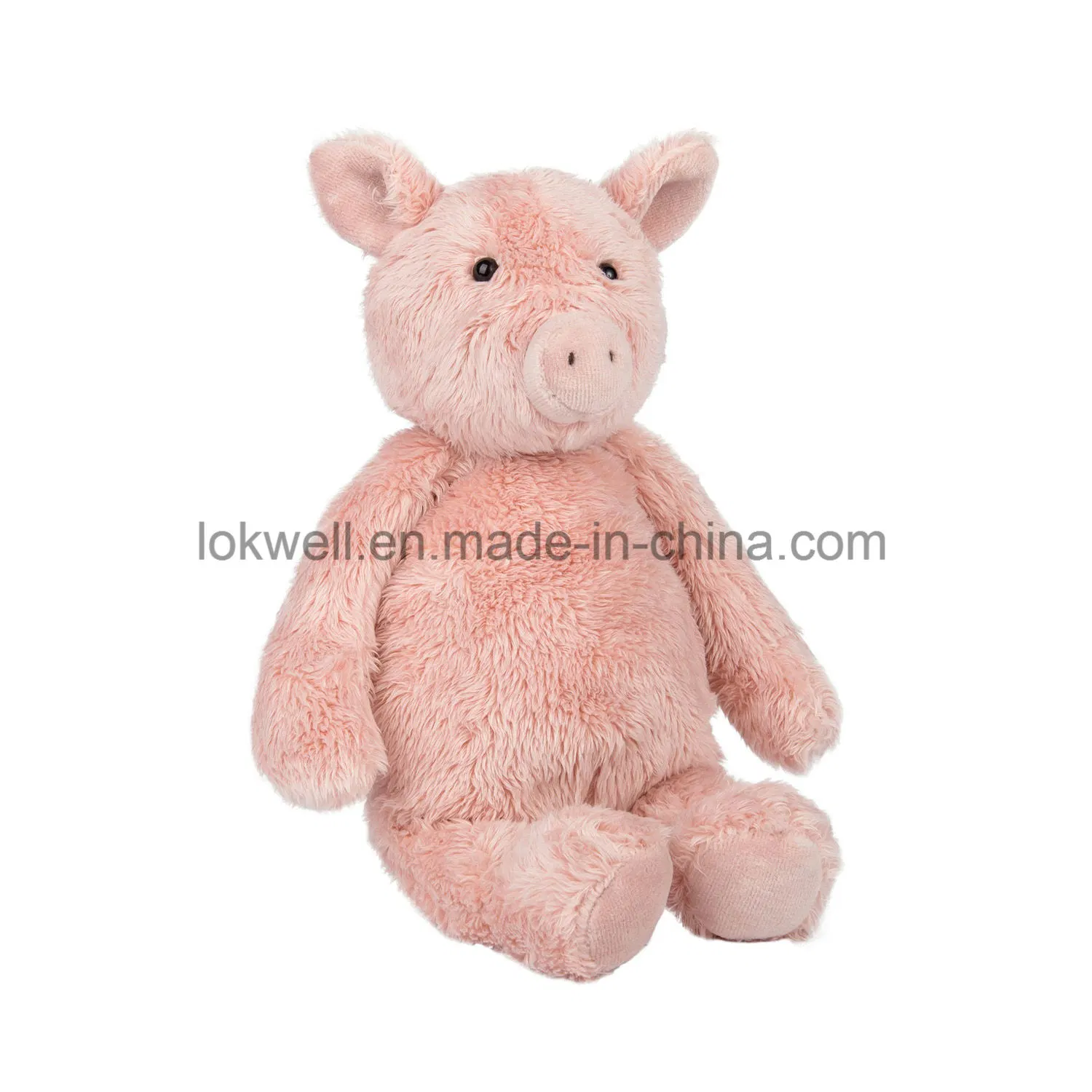 Peluche suave Peluche adorable juguete cerdo Rosa ronda