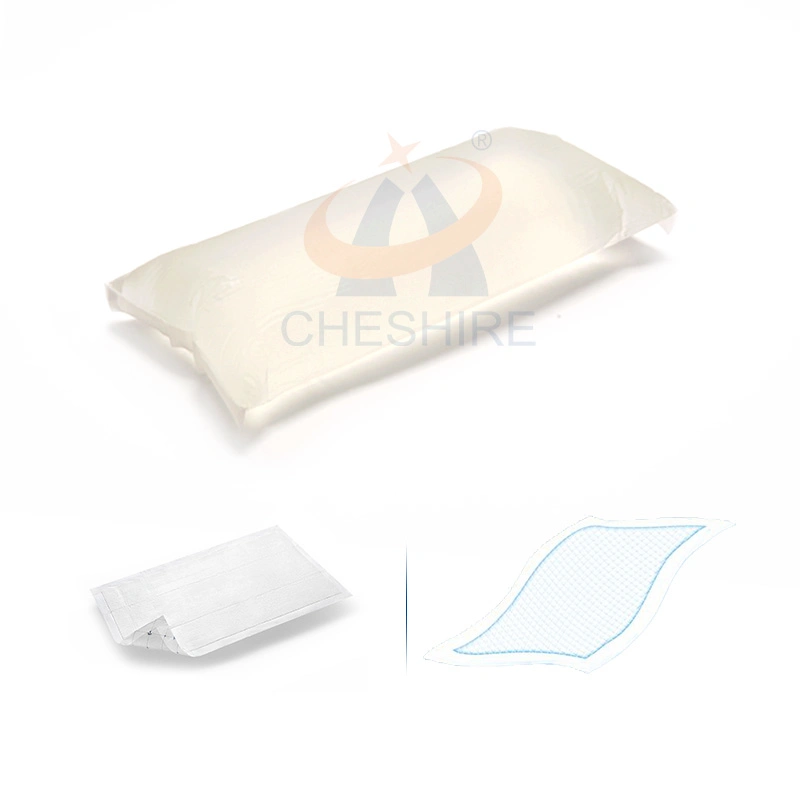 Alta calidad buena disposición Precio Mujer Mujer sanitaria Servilleta Panty Liner Pad caucho sintético adhesivo adhesivo adhesivo de pegamento de fusión caliente