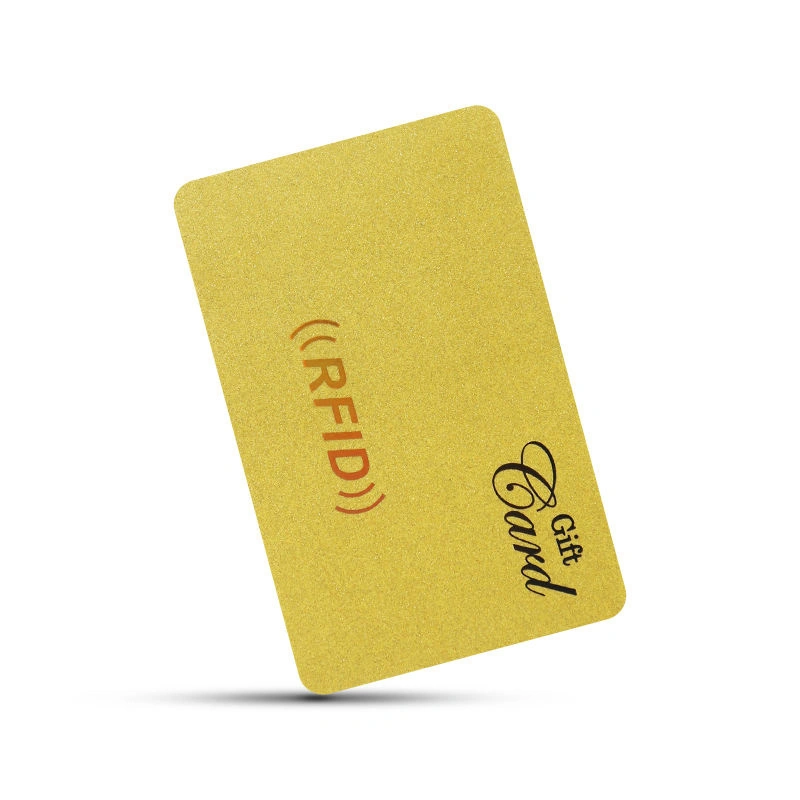 Nice Quality Custom Design Printing Gold Foil Special MIFARE Bio PVC RFID NFC Business Name Card