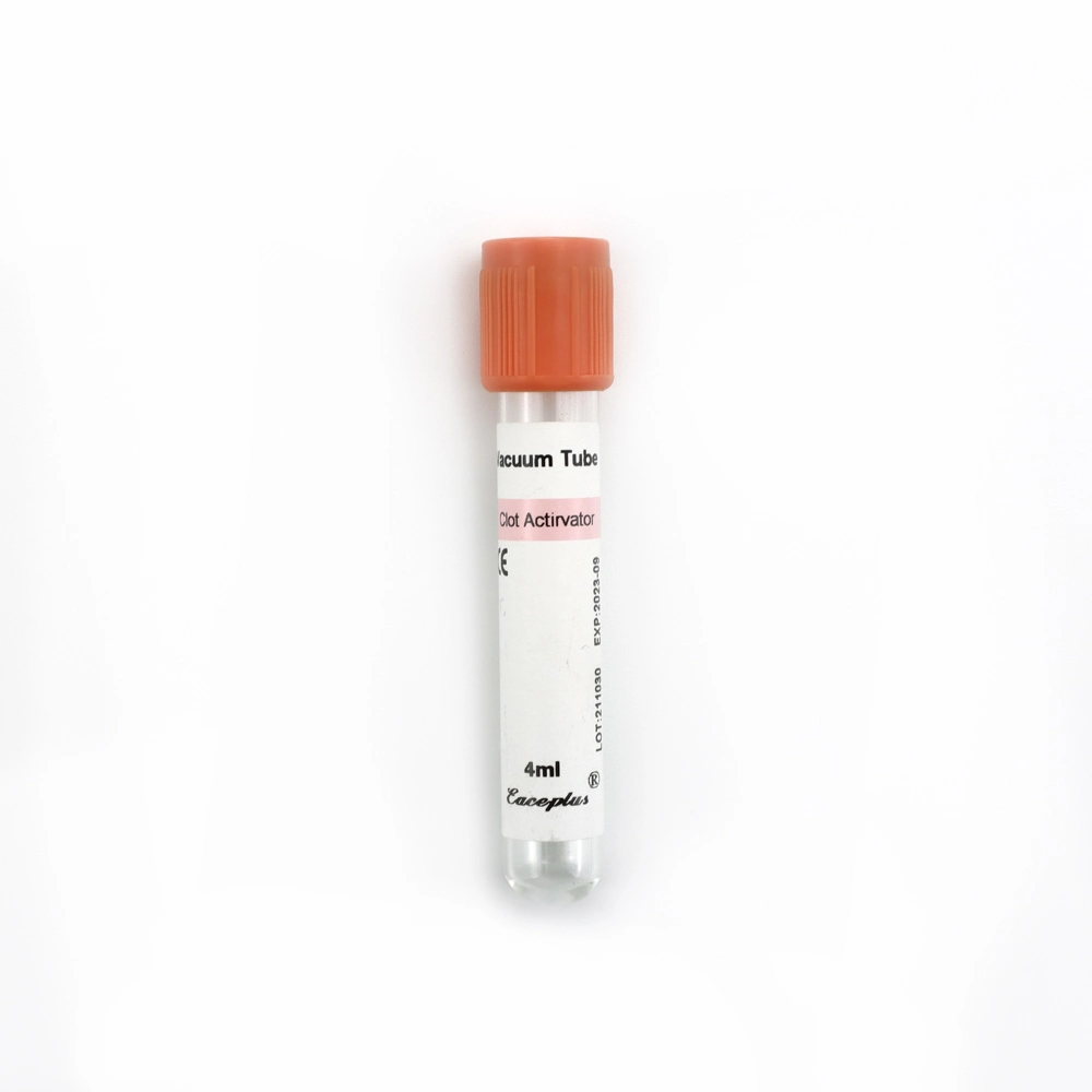 Fabricación de litio Siny heparina sódica ningún aditivo artículos médicos desechables tubo tubo de ensayo de la sangre de vacío