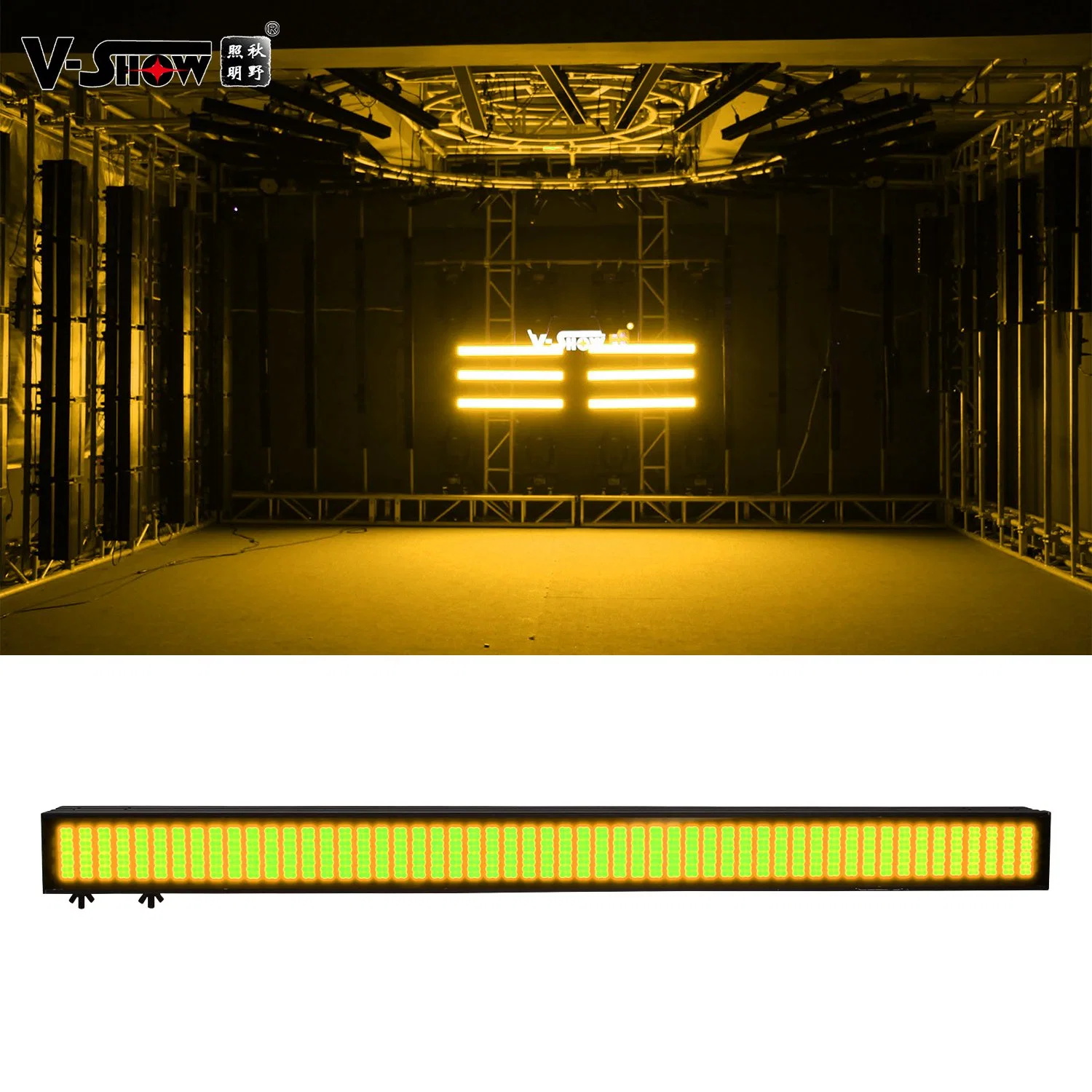V-Show LED Wash Lamp para DJ Stage Luz estroboscópica