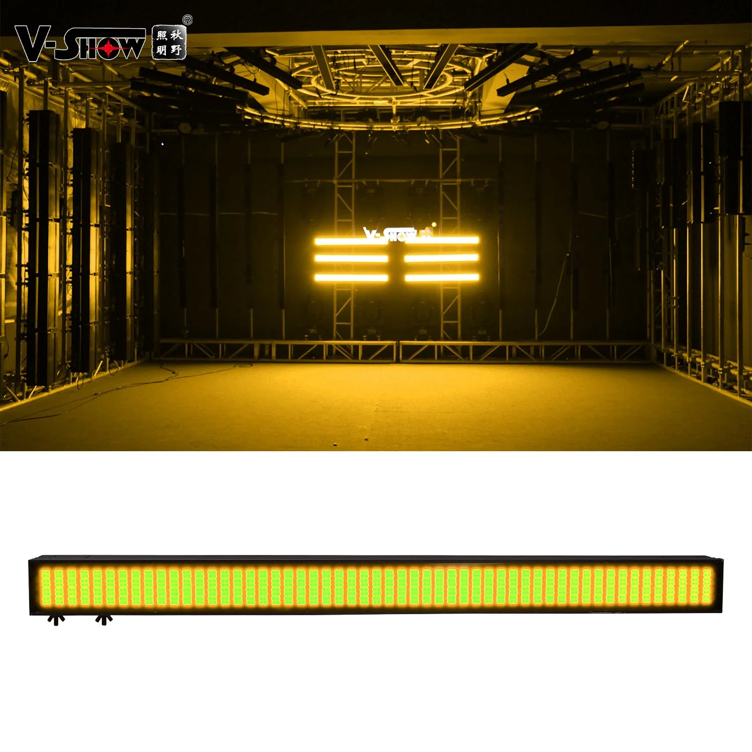 مصباح LED للغسيل على شكل V لمصباح الموسيقى Stage Strobe