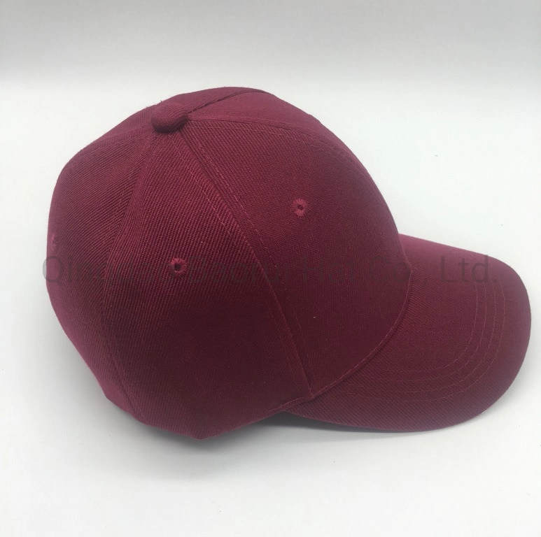 Fashion Color 6 Panel Kids Baseball Blank Caps Sport Hats