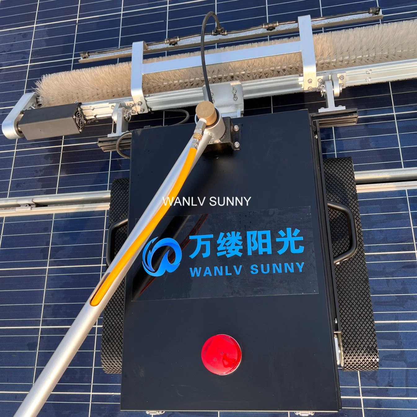 Solar Panel Limpieza Robot Solar Reinigung Solar Herramientas de Limpieza para Propietarios de granjas solares comerciales