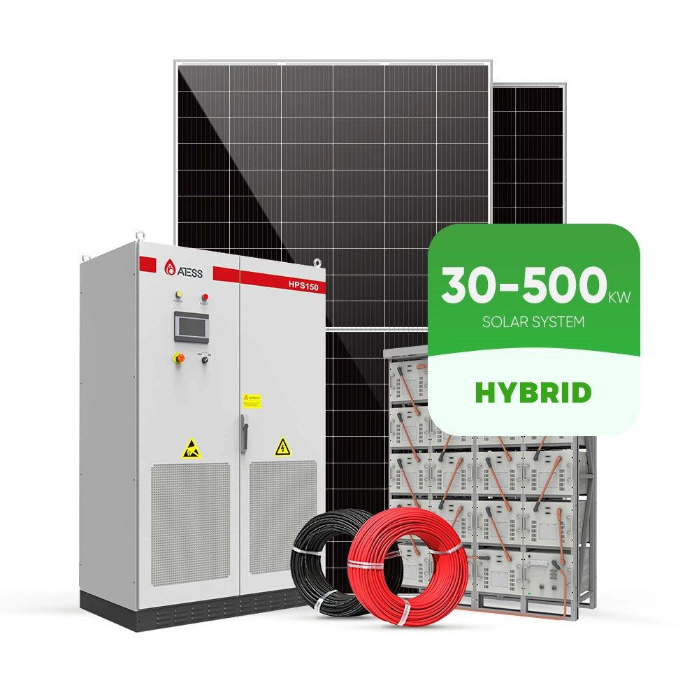 Conjunto Completo Sunpal Hybrid on off Grid 30kw 50kw 75kw Sistema Solar