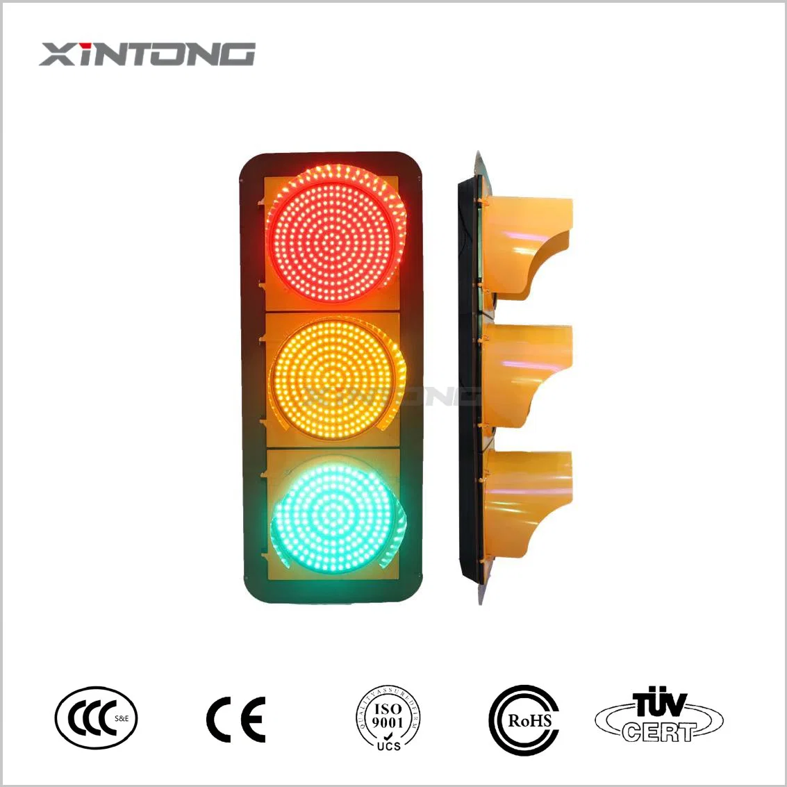 200mm Bike Green Light LED Traffic Safety Signals Light