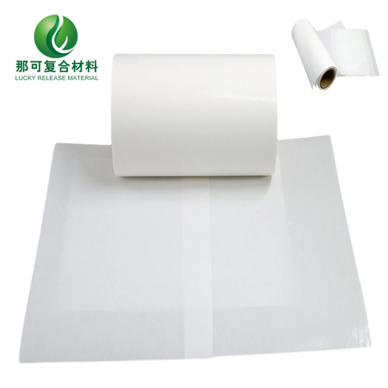 Self Adhesive Semi Glossy Paper Hot Strong Glue with Glassine Paper