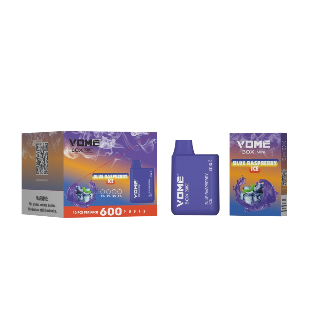 Highly Recommendation Disposable/Chargeable Vape 400mAh Vome Box Mini 600 Puffs