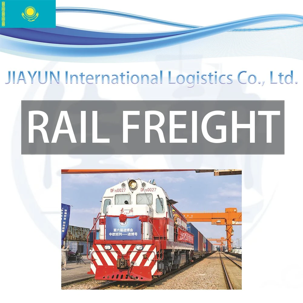 Spediteur Spediteur DDU DDP FCL LCL Shipping Rail Transport Eisenbahn Express Fracht von China nach Kasachstan KZ