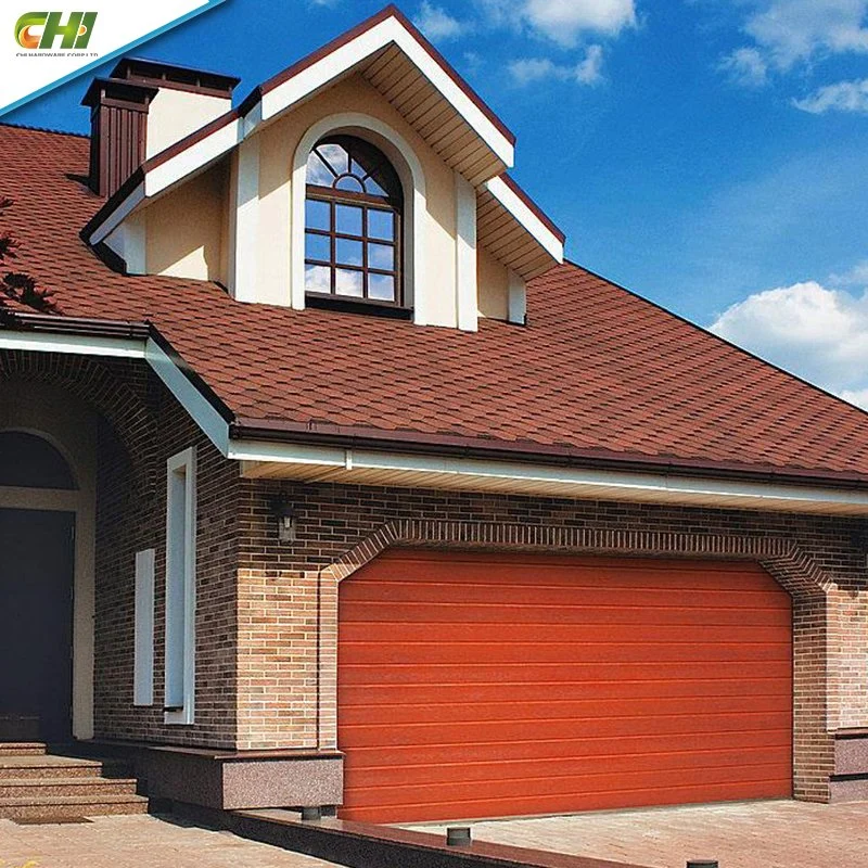 8X7 Sectional Aluminim Rolling 15X8 FT Garage Door Puerta Garaje Seccional 12 Foot Roll up Double Garage Door 8X20