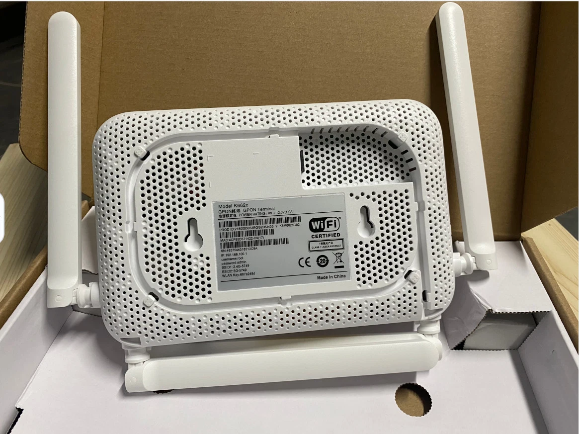 Gpon ONU Ont WiFi6 Huawei Optixstar K662c Dual Band