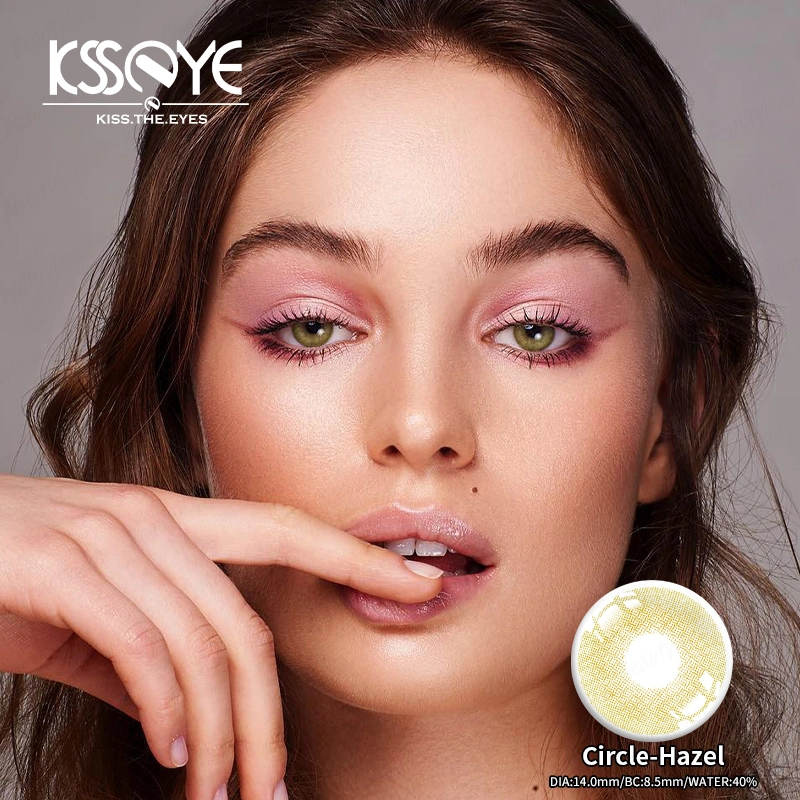 Hot High Quality 20 Natural Color Contacts Factory Available Cosmetic عدسات جهات الاتصال الملونة بالجملة المريحة ذات مظهر جديد لون سنوي واحد عدسة الاتصال