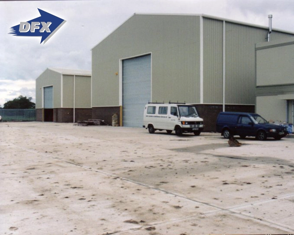 Easy Assembled Ethiopia Prefabricated Steel Structure Warehouse Stores