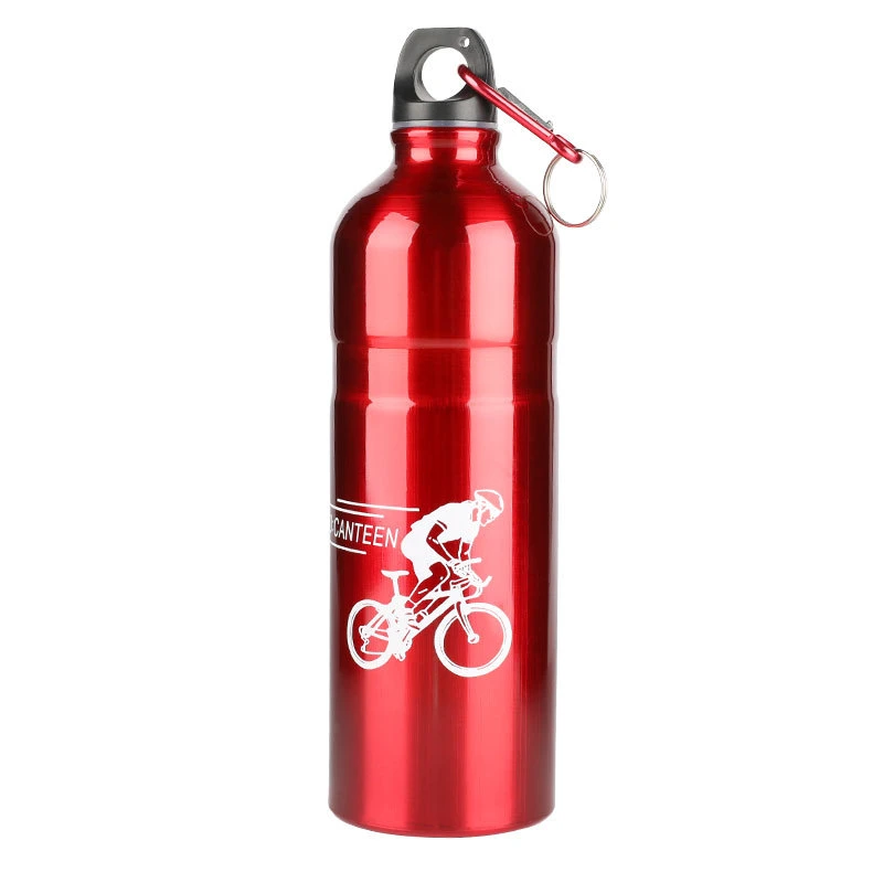 Copa de agua al aire libre Equipo de Ciclismo para bicicletas de montaña, aluminio aleación de bicicletas botella de agua con Mountaineering Buckle