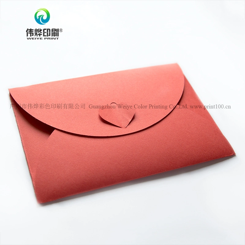 Logotipo personalizado impreso al por mayor de la Tarjeta de Red Envelope Mini de impresión de sobres de regalo