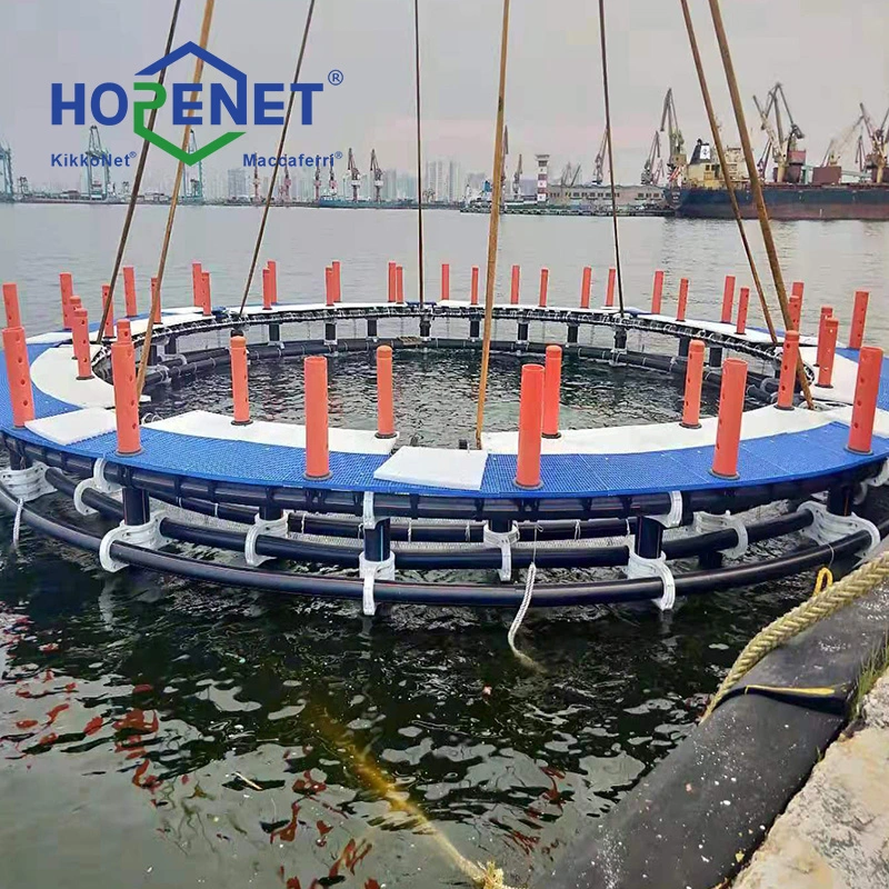 Hopenet Aquaculture Trap Fish Farm Net Cage Plastic Net Aquaculture Mesh