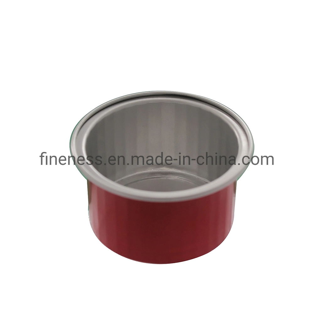 Coupe du gâteau d'aluminium de couleur