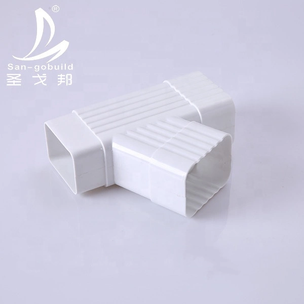 Light-Weight White PVC Gutter Color Remain Inlet Funnel for Rain Drain Water with Soncap