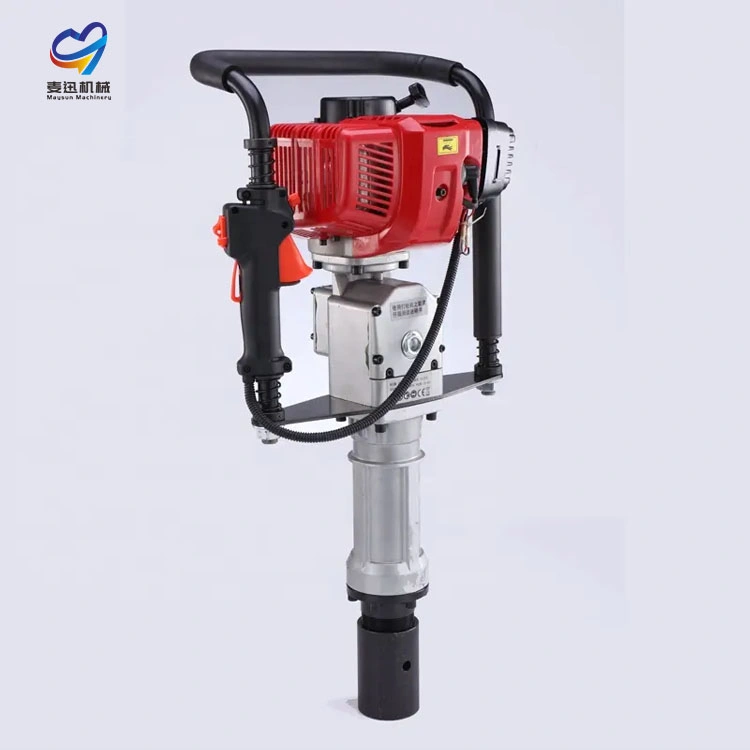 2023 New Hot Sale 55 mm 75 mm 100 mm 150 mm Pile Driver Handheld Gasoline Powered Pile Driver