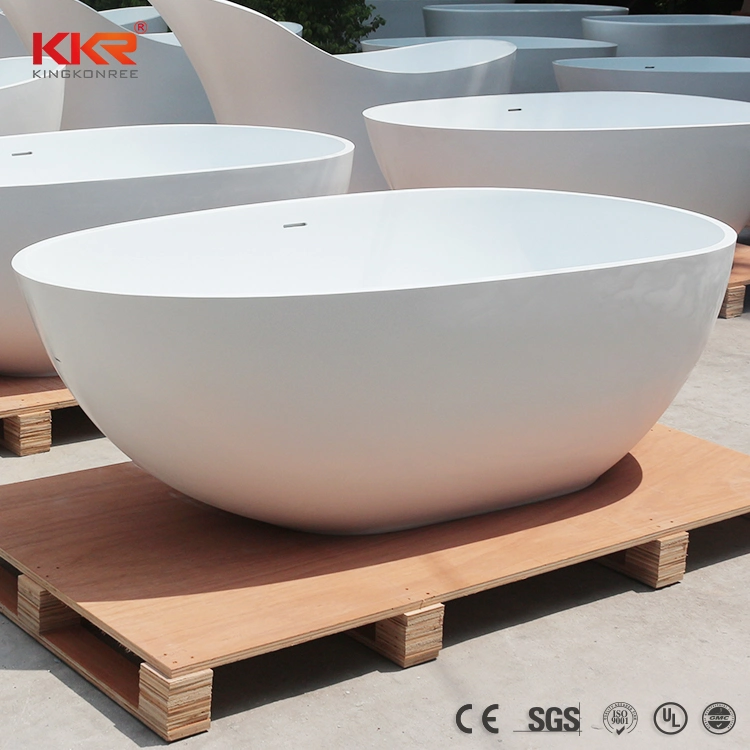 Artificial Stone Resin Free Standing Modern Design Bath