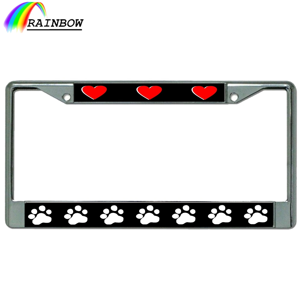 Low MOQ Universal Car Plastic/Custom/Stainless Steel/Aluminum ABS/Classic Carbon Fiber License Plate Frame/Holder/Mold/Cover