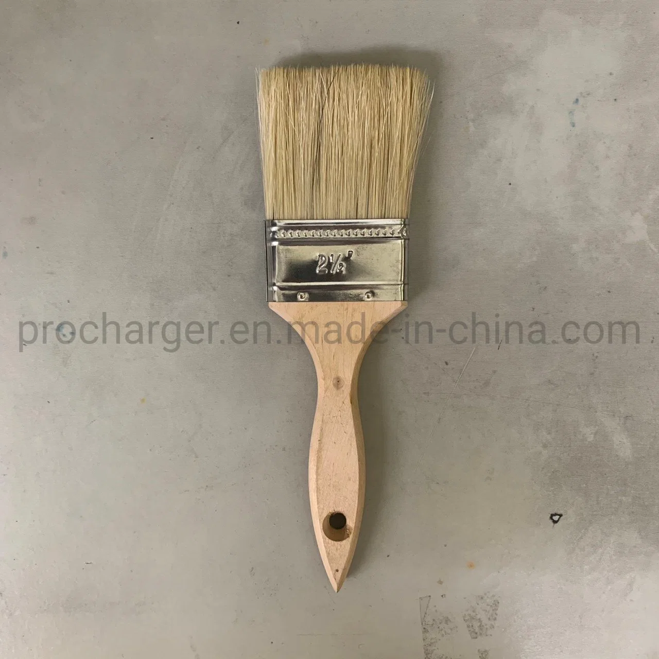 #300 Procharger Bon pinceau plat de bonne qualité avec manche en bois