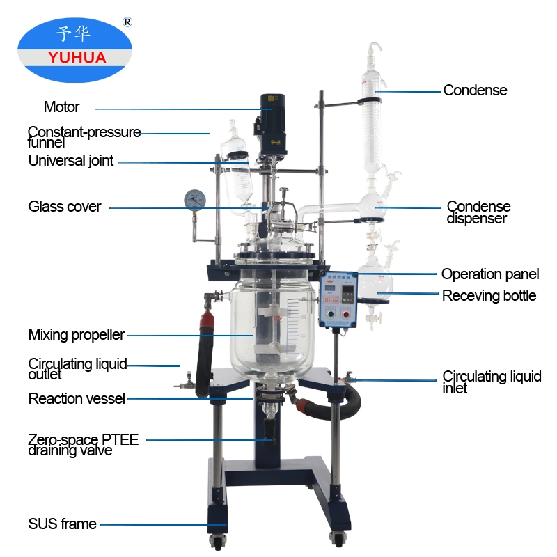 Yuhua Medical Laboratory Equipment Chemical Hydrothermal Synthesis Autoclave Reactor