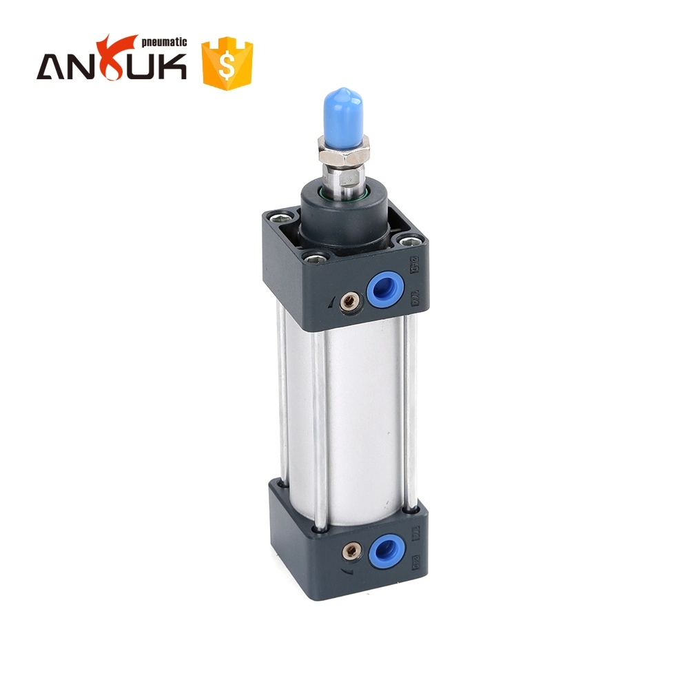 Mini Pneumatic Air Cylinders Aluminium Alloy Double Stroke Compact Cylinder