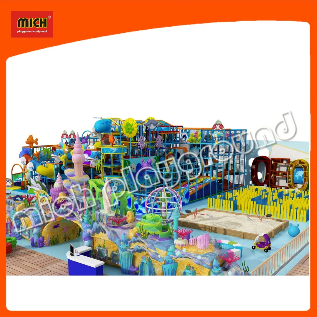 Popular Plastic Soft Toddler Playground Amusement Park of Ocean Theme