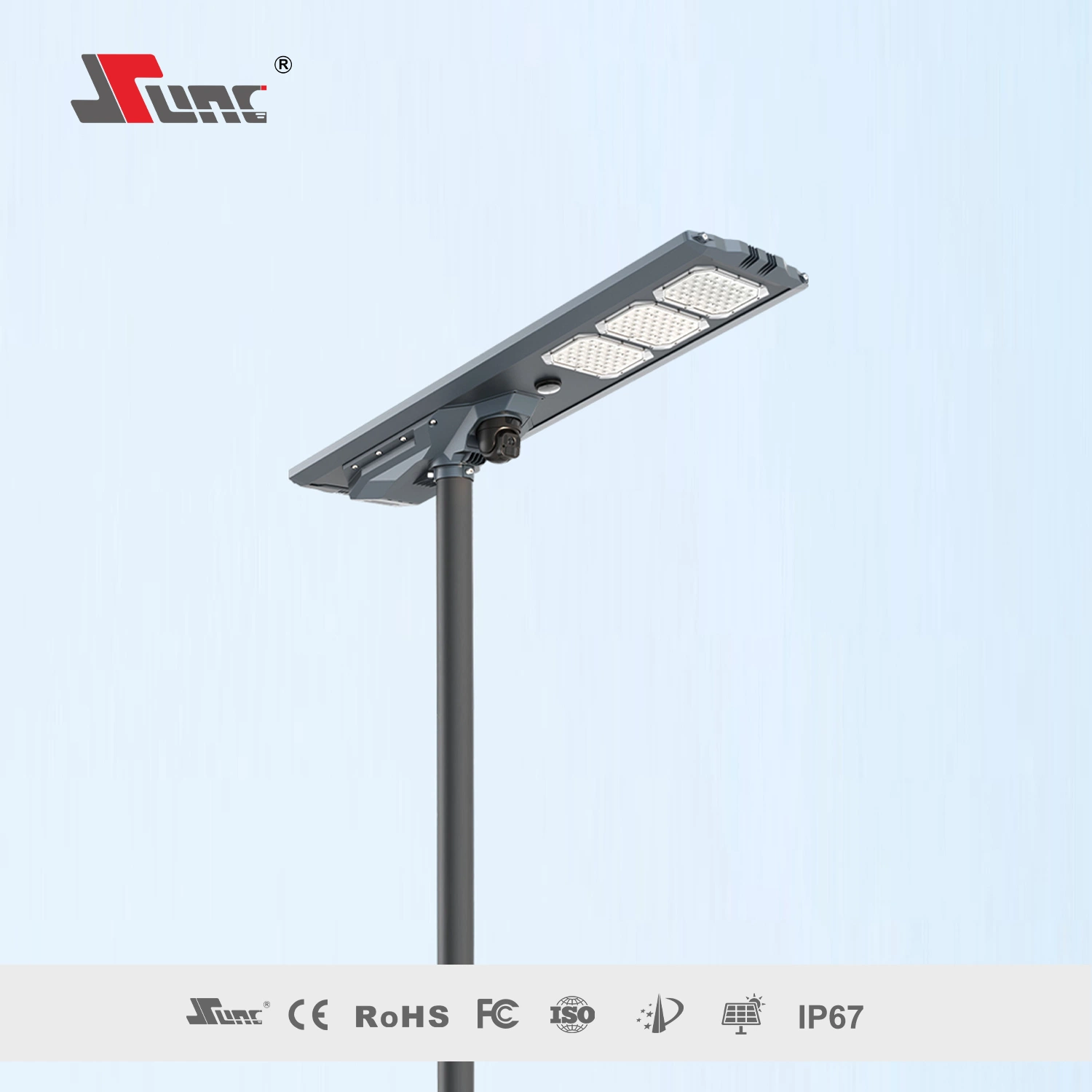 Sunc Factory Good Price 300W Outdoor Luminaria Integrated All in One LED Solar Street with 4G Camera