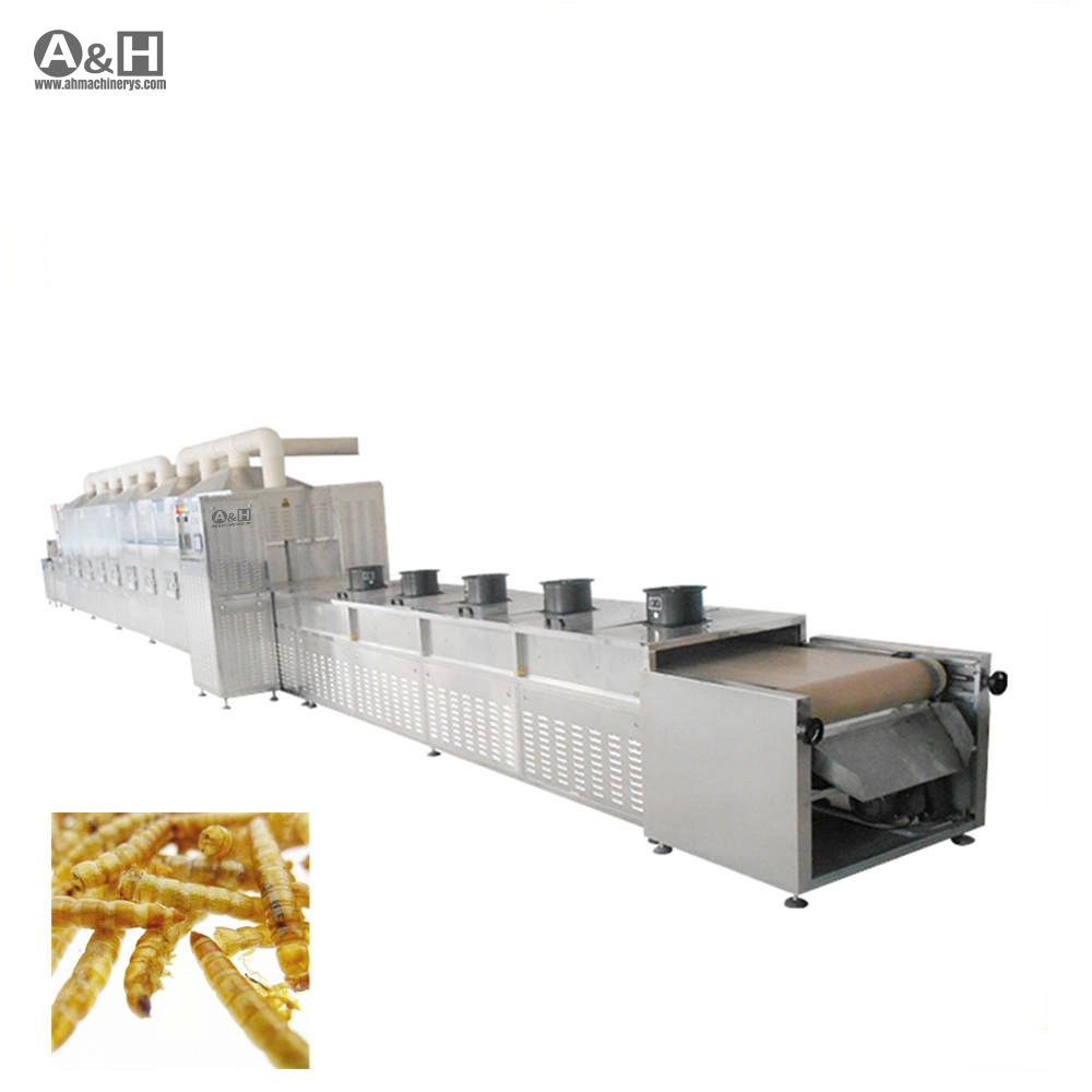 Microwave Drying Sterilization Machine for Snack Food Agricultural Products Fish Slice