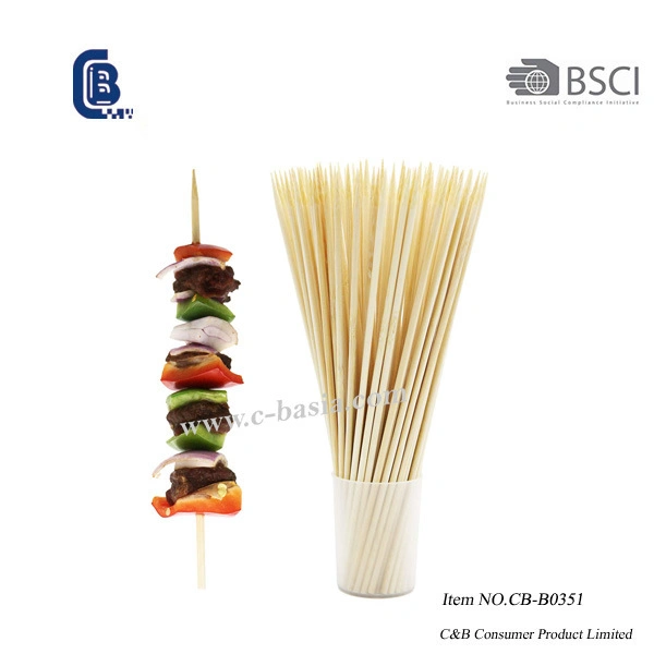 High-Quality Disposable Barbecue Bamboo Skewers, Grilling Kebab Sticks, Bamboo Products, BBQ Tools