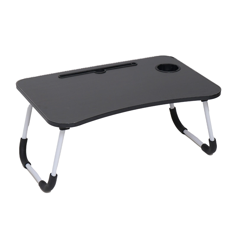 Portable Bed Laptop Stand Table with Phone Holder Pillow Cushion Anti Slip Stopper