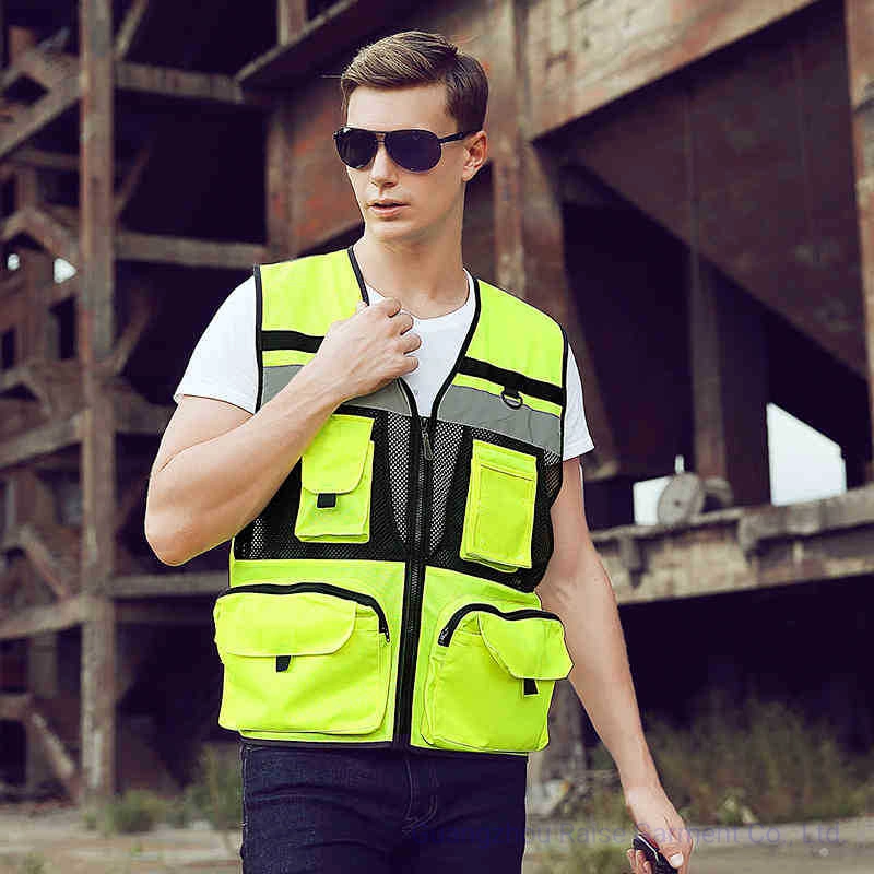 Utility Reflective Polyester Mesh Safety Vest