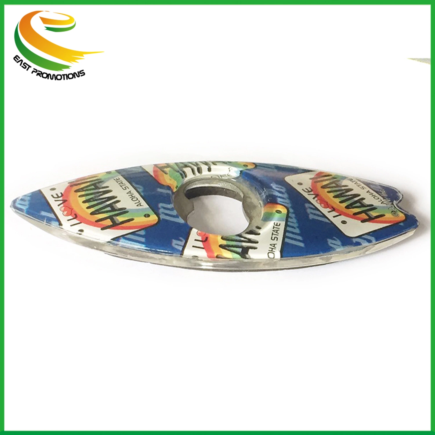 Tropical Style Plastic Surfboard Beer Magnet Bottle Opener