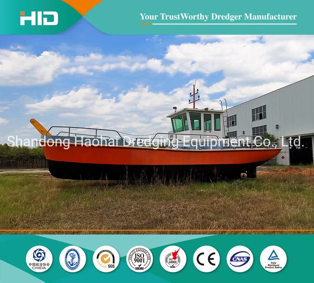 Factory Direct Sell Tugboat Transporting Workboat Service Boat Towing Ship Supporting Boat in Stock