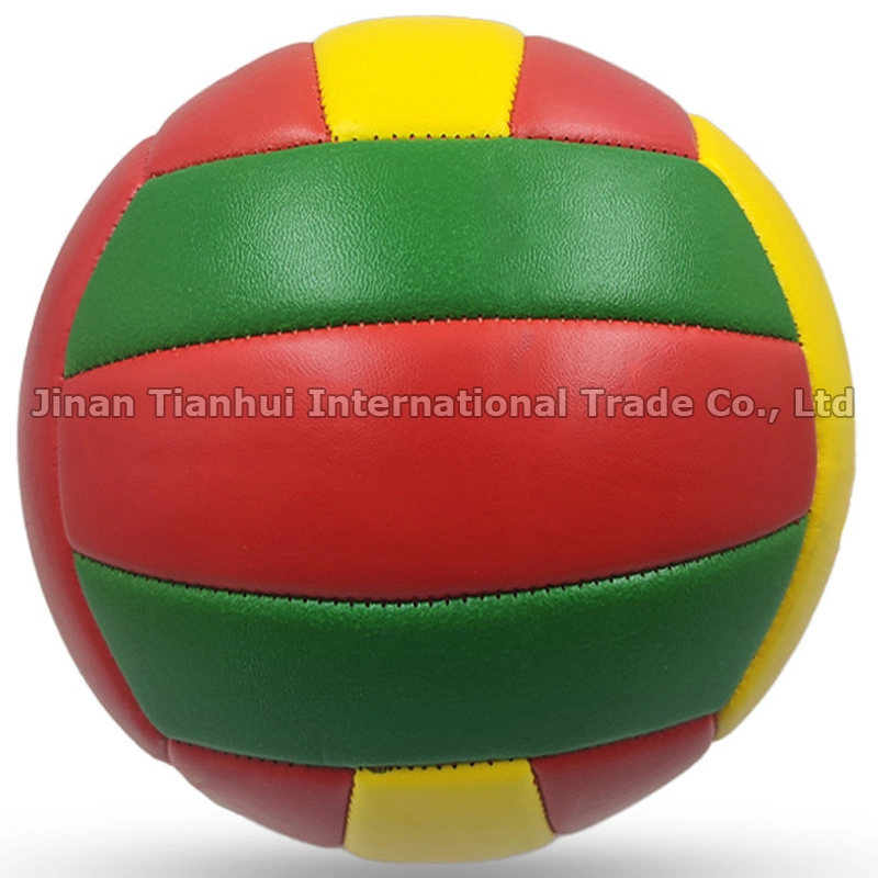 High Quality Custom PU PVC Leather Machine Stitched Outdoor Indoor Official Size 5 Volleyball Ball for Match and Training