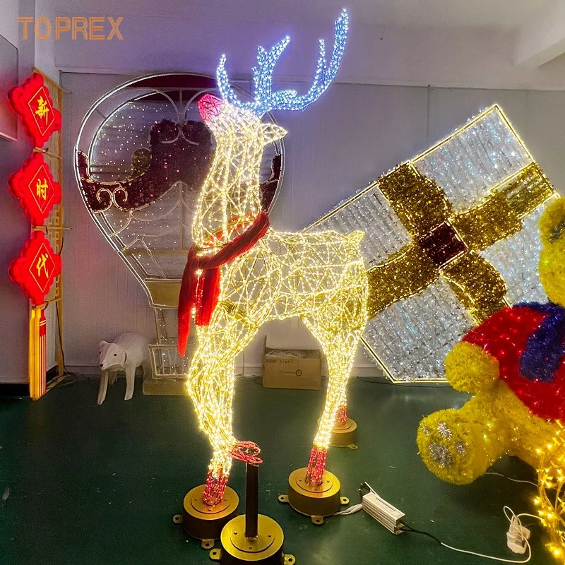 Оптовая торговля в Китае CE RoHS EMC SAA LVD Decoration Navidad Holiday Световая атмосфера Рождественская елка Улица LED полюса светодиодный мотив Освещение