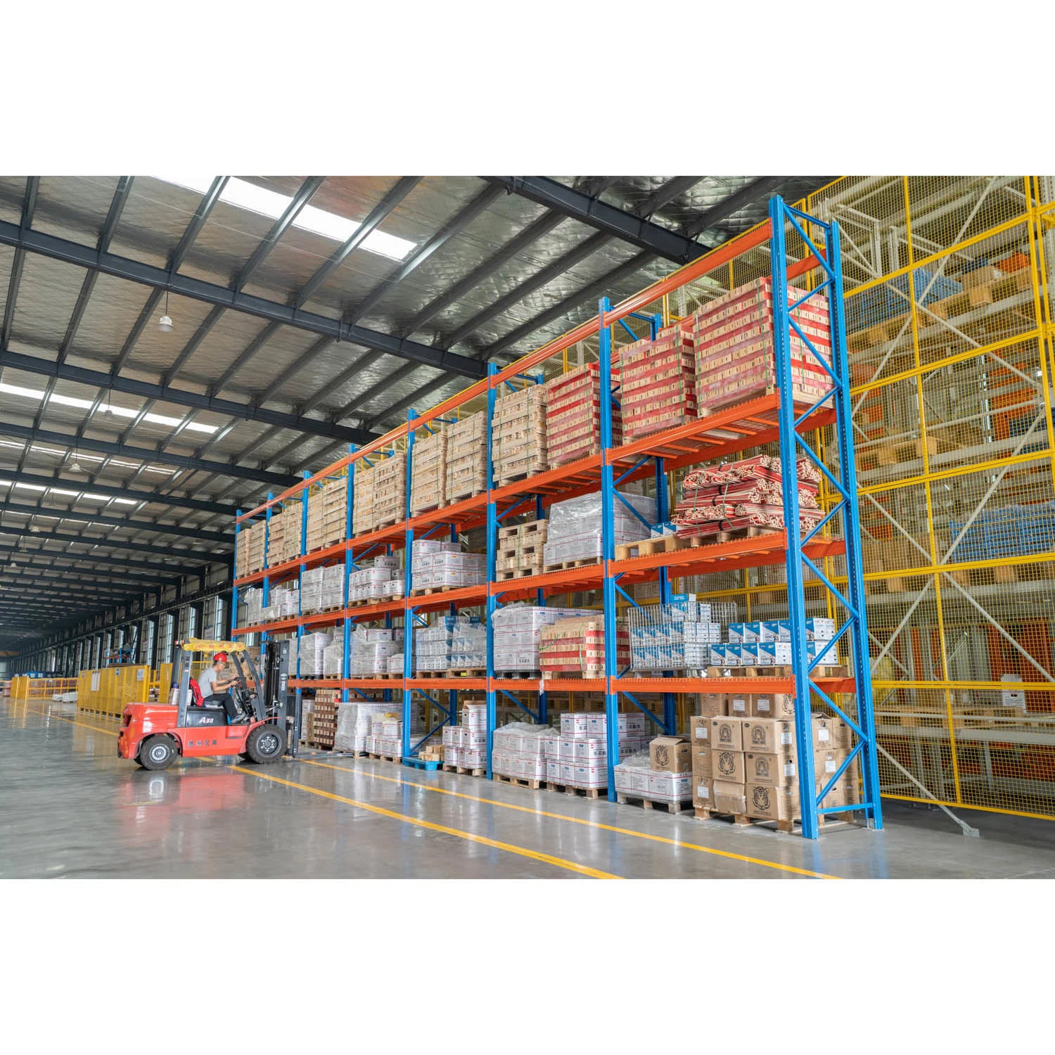 Warehouse Storage Racking System Heavy Duty Selective Rack Pallet Racks Steel Rack Beam