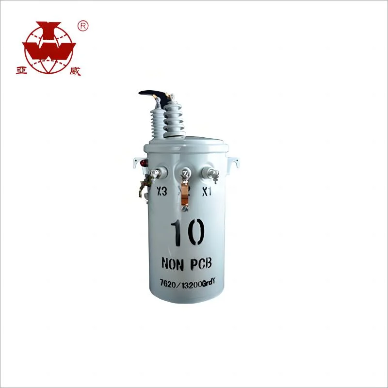 Yawei 100kVA 12.47kv/600V Oil Immersed Single Phase Pole Mounted Transformer with UL