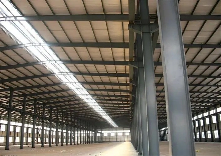 Q235 Q355 H la sección Metal Galvanizado construcción prefabricados prefabricados/Taller de Creación Industrial de bastidor/Almacén Estructura de acero pintado con panel sandwich