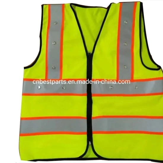 20PCS LED Rechargeable Safety Running LED Clothes LED Safety Traffic Vest