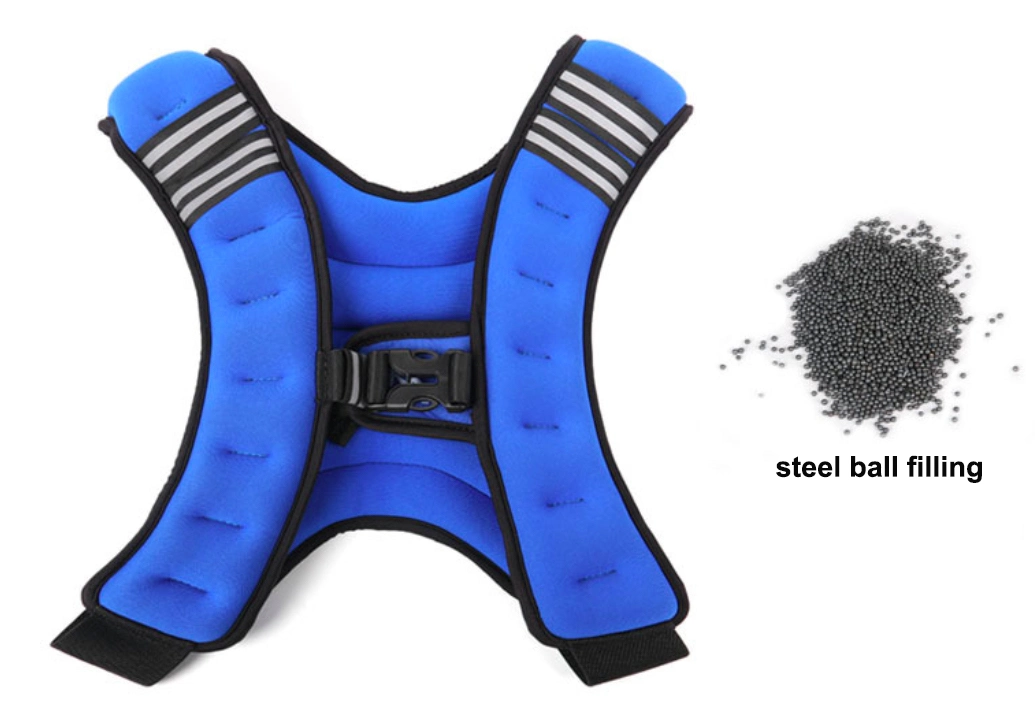 High quality/High cost performance X Shape Height Sand Weight Vest for Sports and Gym Wear