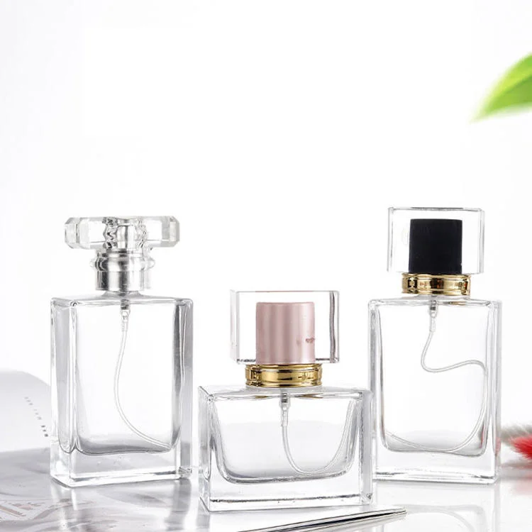 Botellas y envases de perfumes al por mayor de 10ml 15ml 30ml 50ml Spray 100ml botella de vidrio de lujo de perfume vacía