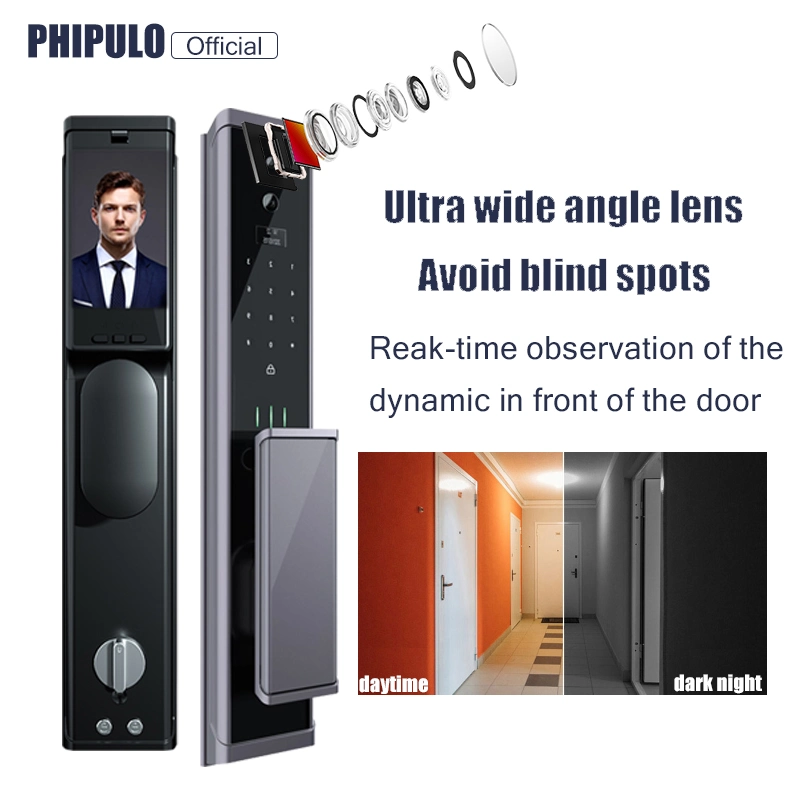 High Security Anti Theft Smart Door Lock Biometric Intelligent Electronic Wireless Fingerprint Smart Locks