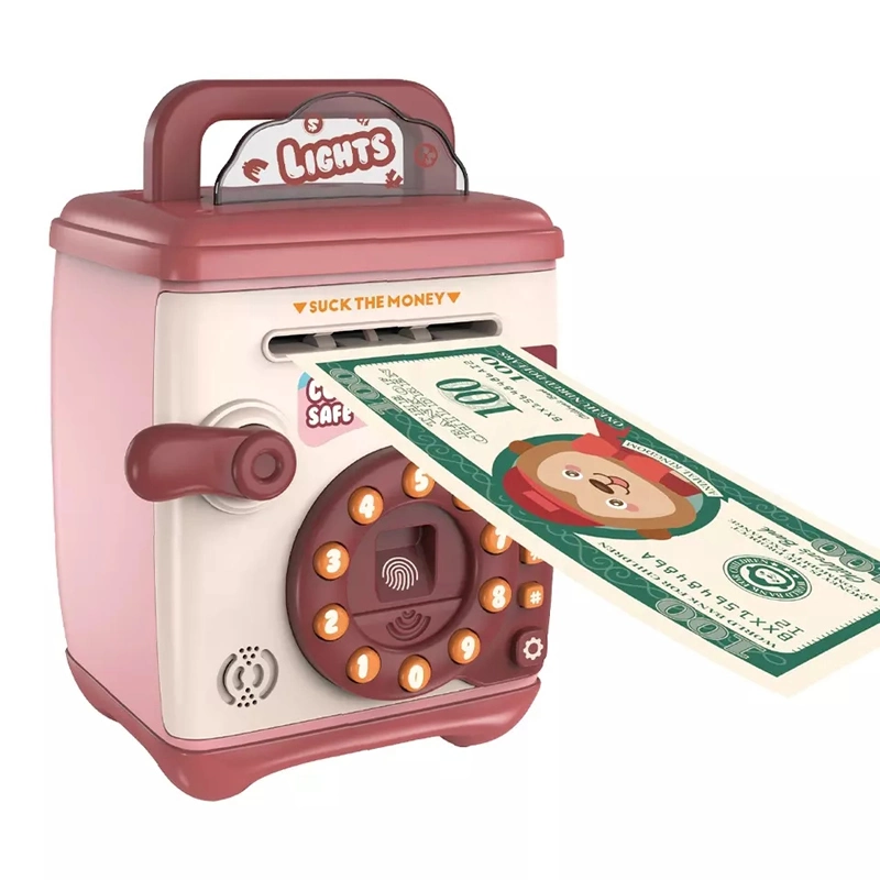 Mayorista Multifunction Electronic Piggy Bank ATM Caja de Ahorro de dinero Funny Caja de dinero de la Caja de Seguridad de los niños con Contraseña